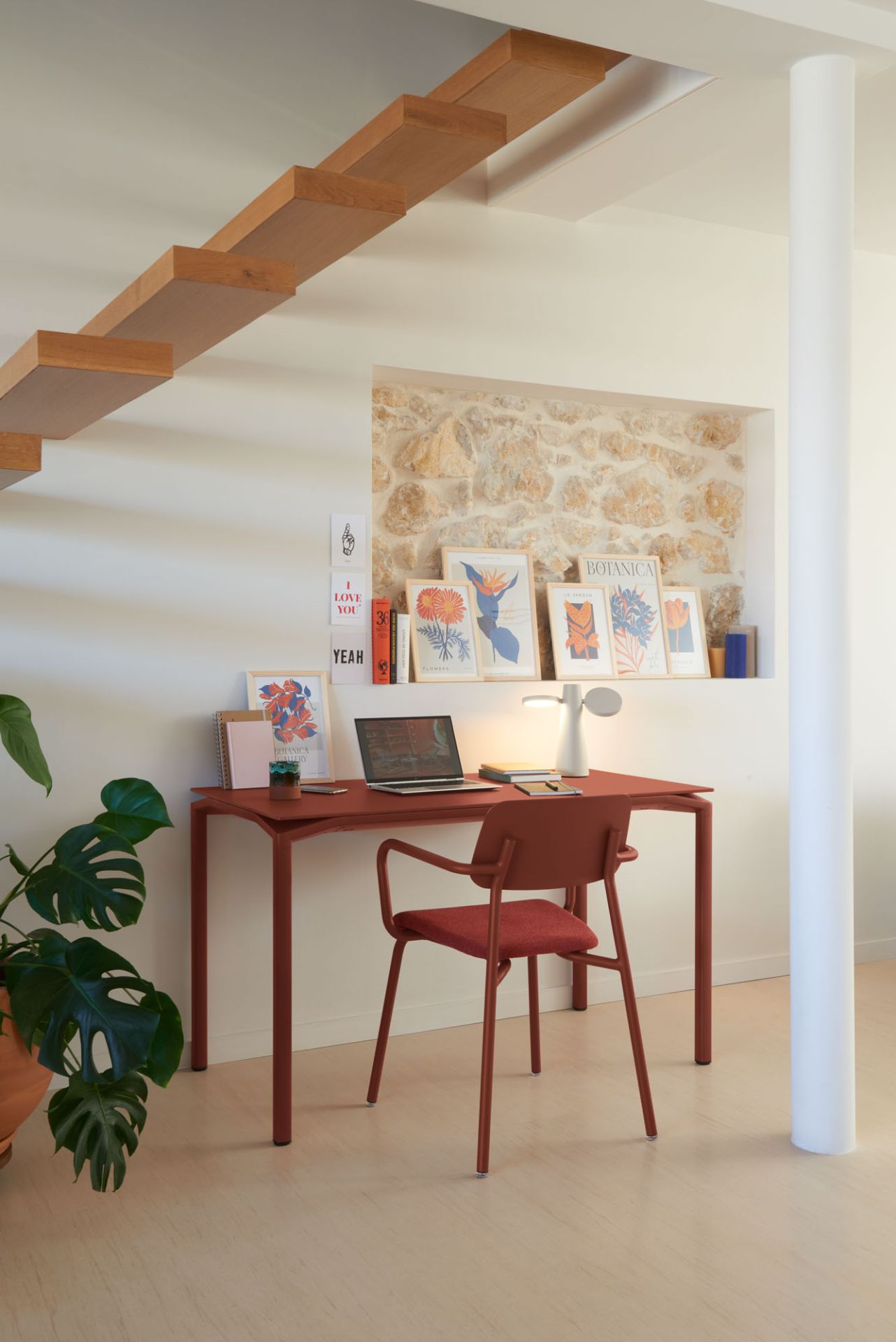 Calvi Table Table de salle à manger d'intérieur 126x63 cm Fermob