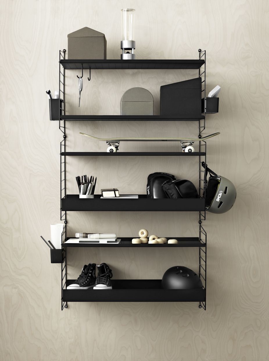 Étagère individuelle en métal bord bas L 78 cm String Furniture   