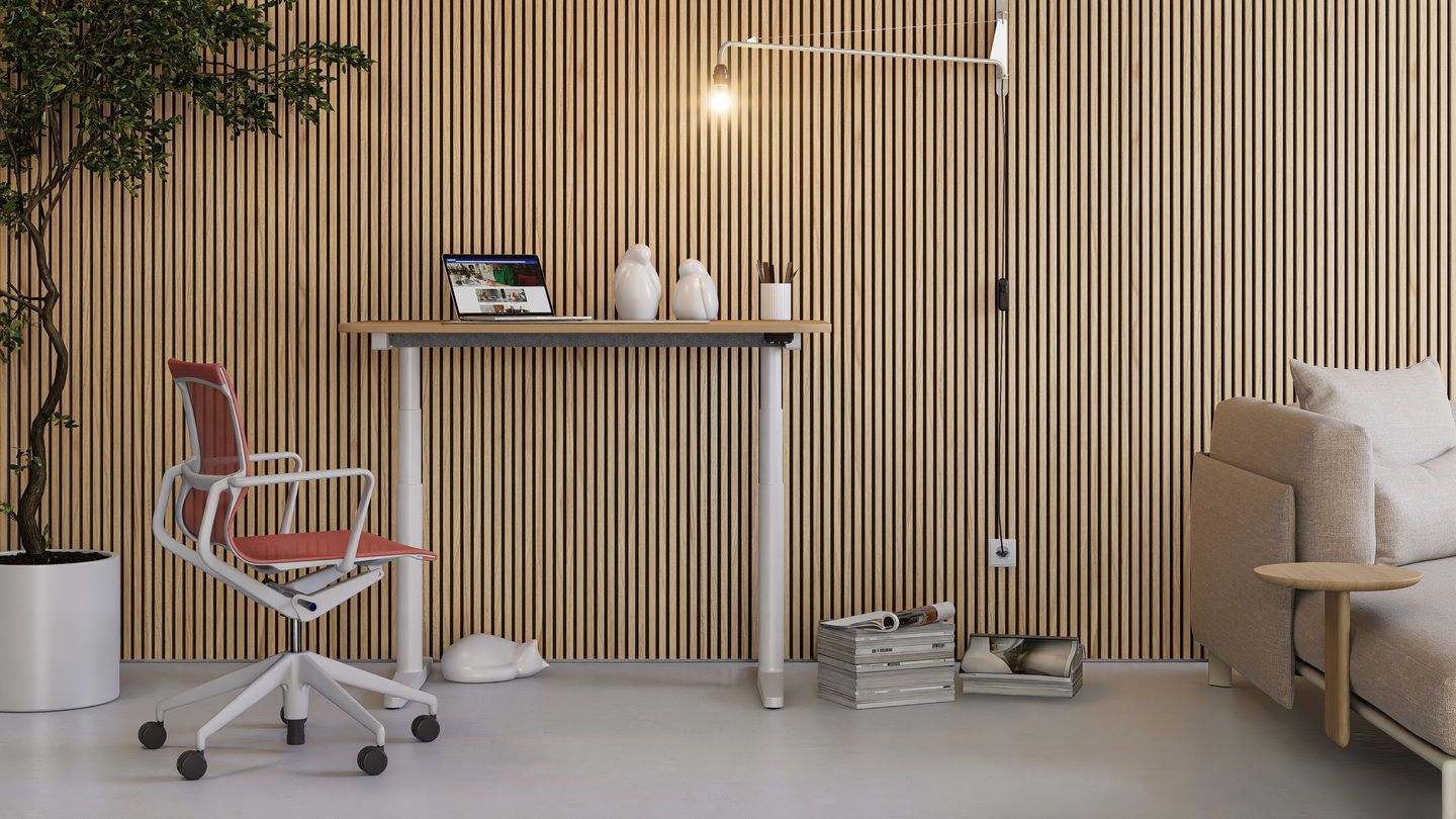 Tyde 2 table debout/assise bureau Home Desk bureau Vitra