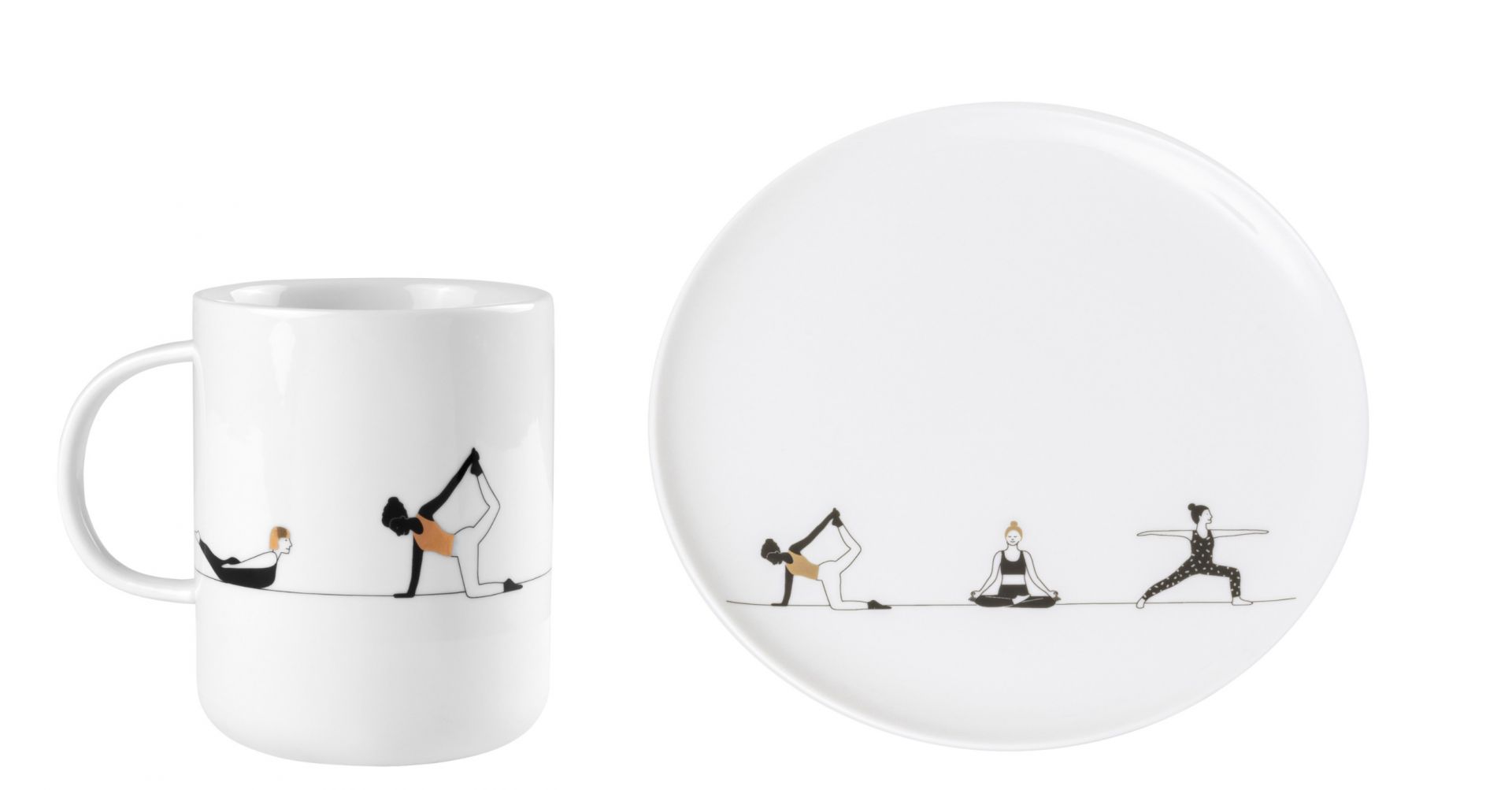 Set de 2 roues pour le yoga