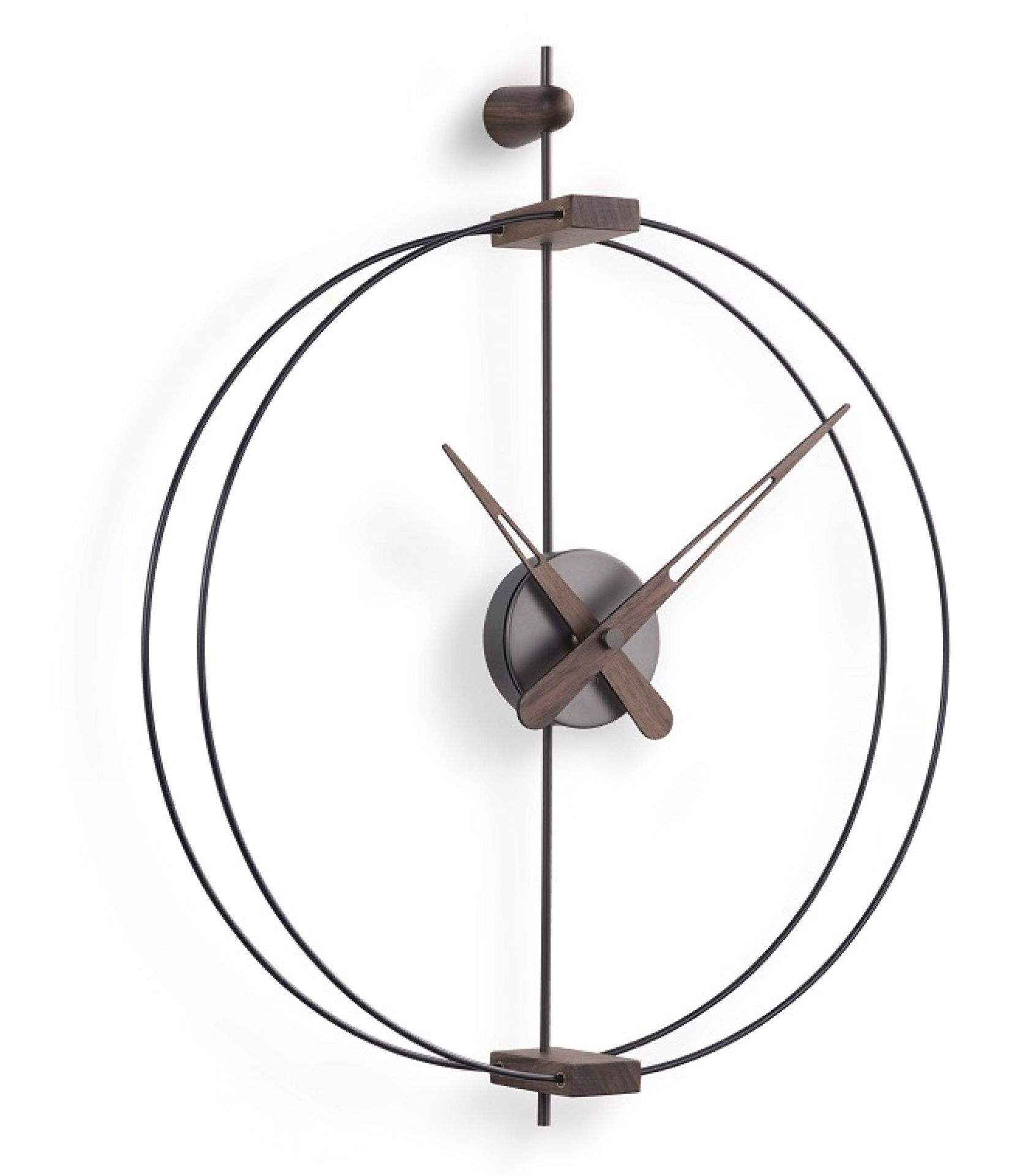 Micro Barcelona Clock Horloge murale nomon Noir