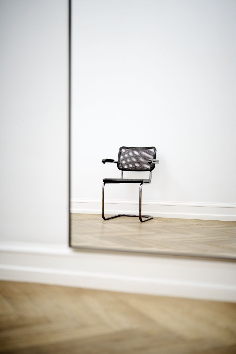 JS. Thonet by Jil Sander S 64 V / S64V Chaise cantilever Thonet 
