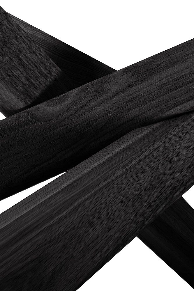 Mikado Table ronde chêne noir Ethnicraft