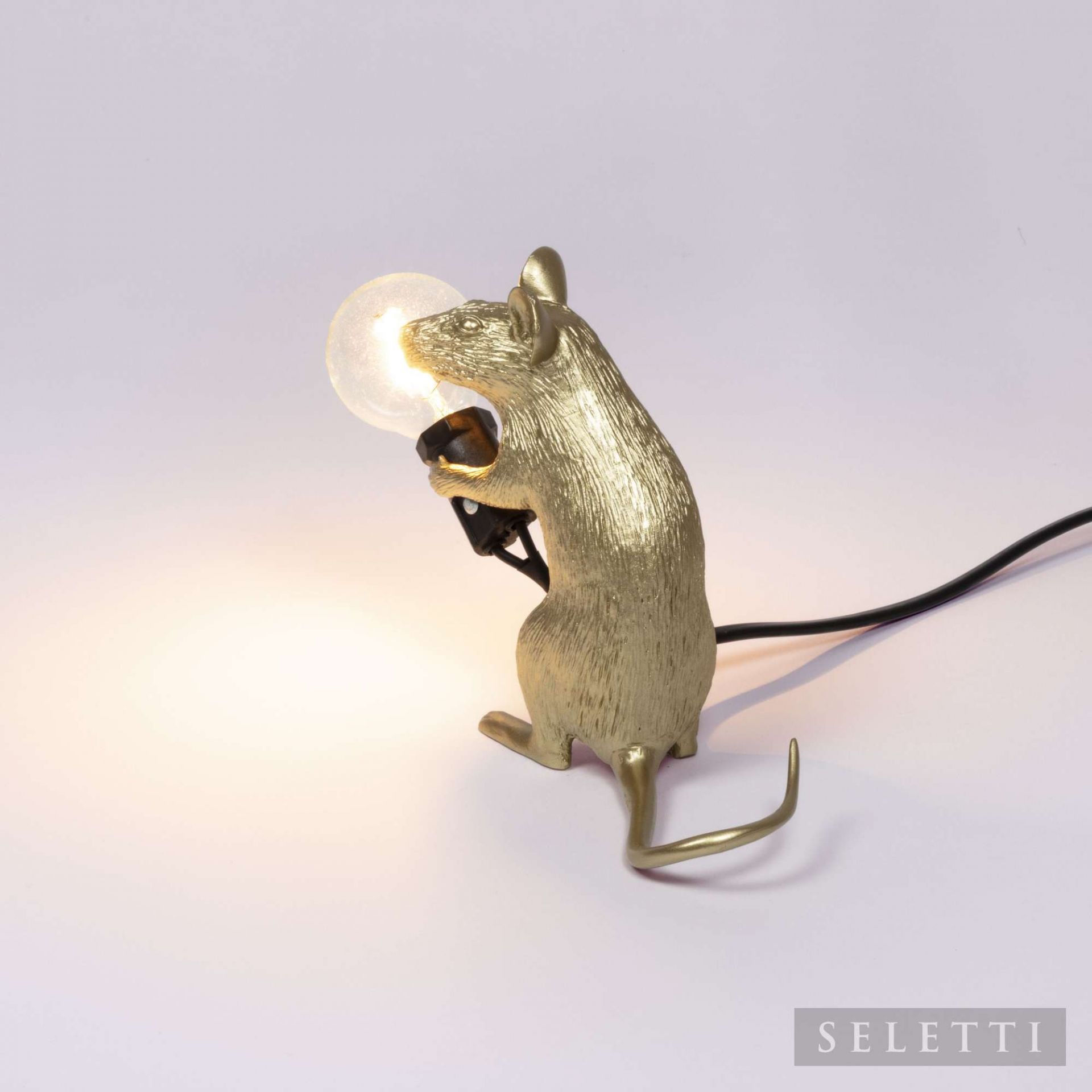 Mouse Lamp or Mac avec lampe USB Seletti OFFRE SPECIALE