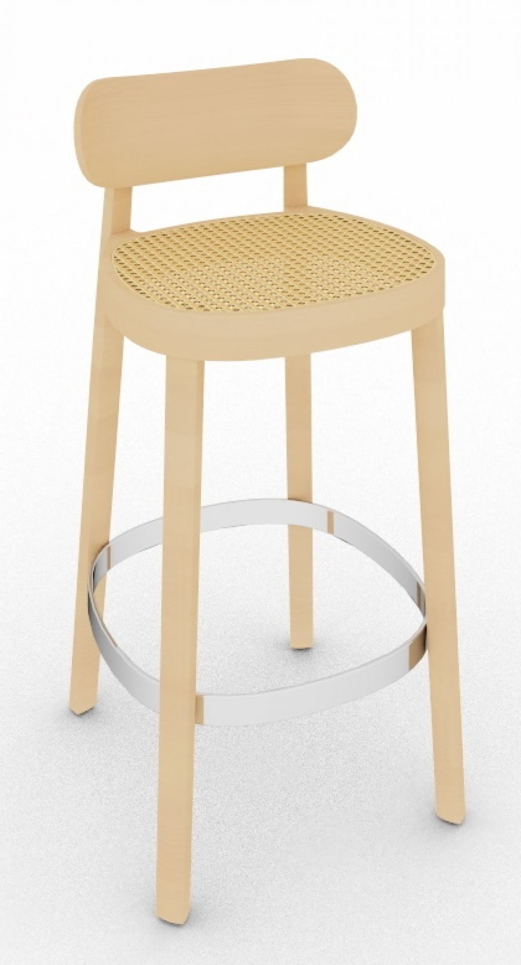 Chaise en bois / Tabouret de bar 118 HT Thonet