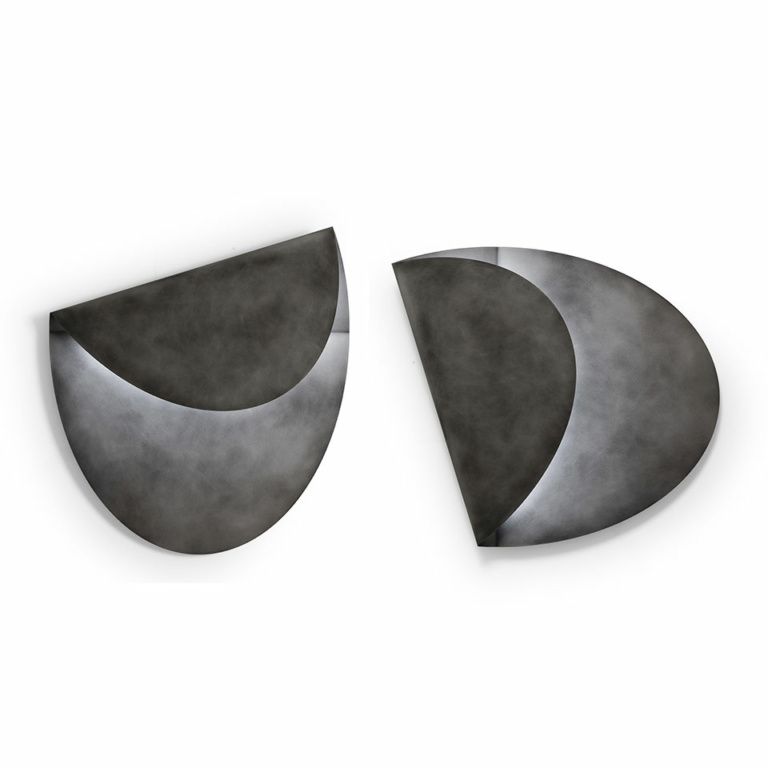 Applique Plier Oval étain Mogg