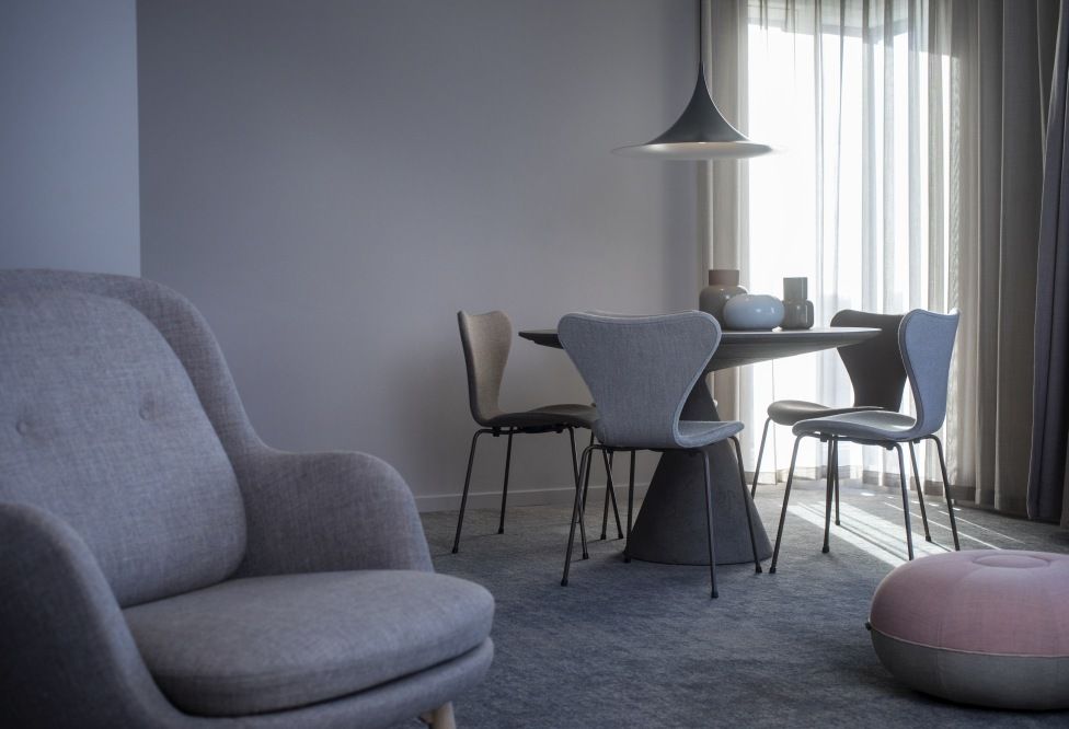 Pouf Large Tabouret Fritz Hansen