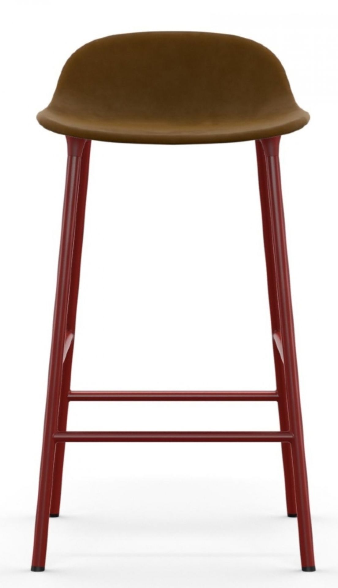 Form Barstool tabouret de bar H 65 cm Acier Rembourré Normann Copenhagen