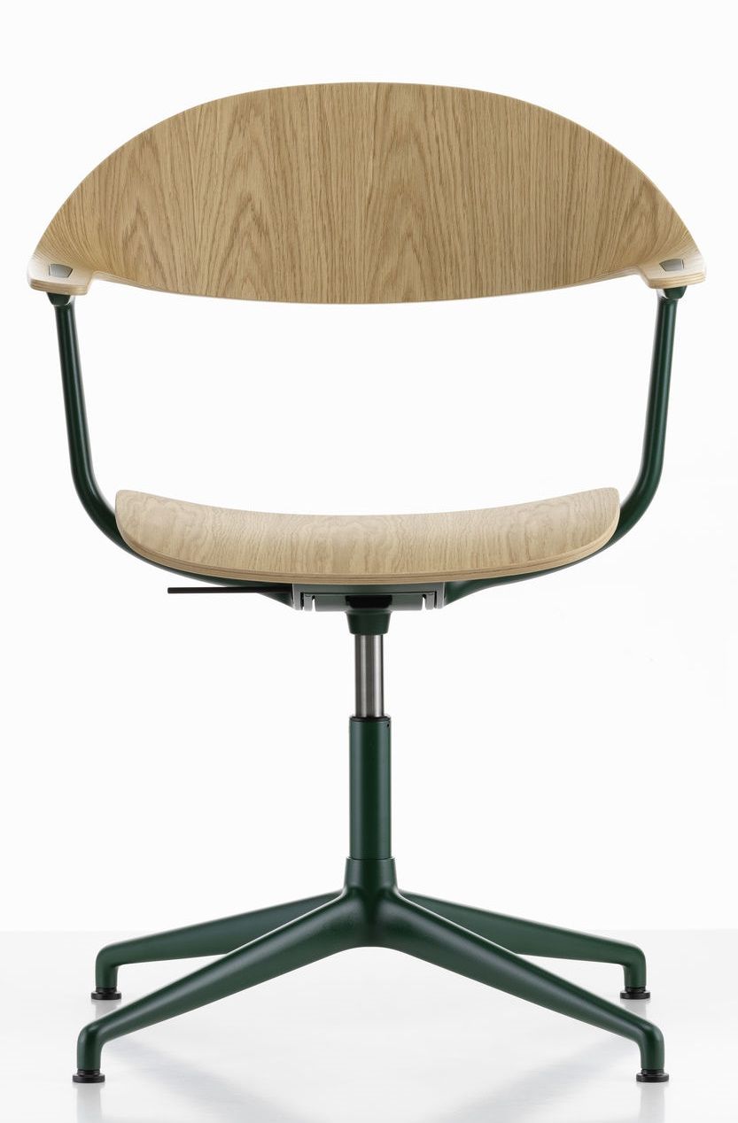Mynt dossier et assise Plywood chaise de bureau Vitra
