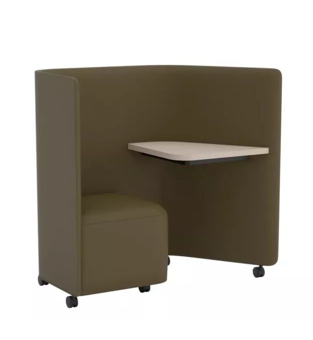In Out Office BU2267 Panel Lounge chaise avec bureau Andreu World