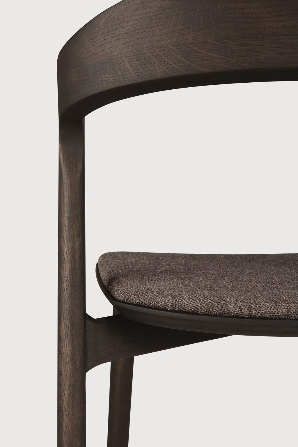 Chaise Bok chêne brun / tissu brun chaud Ethnicraft