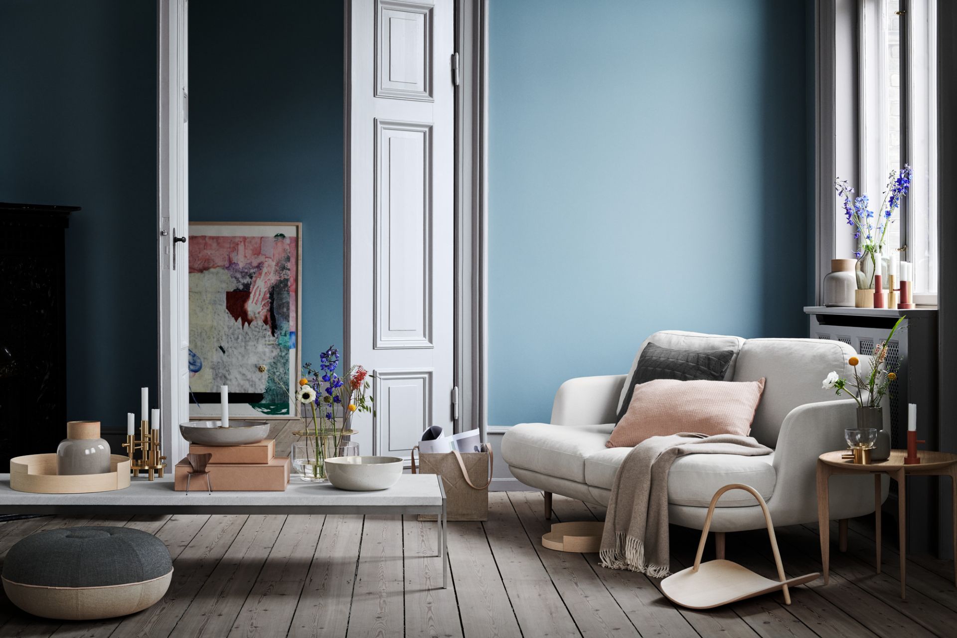 Serie 7 Stuhl Miniatur schwarz Fritz Hansen
