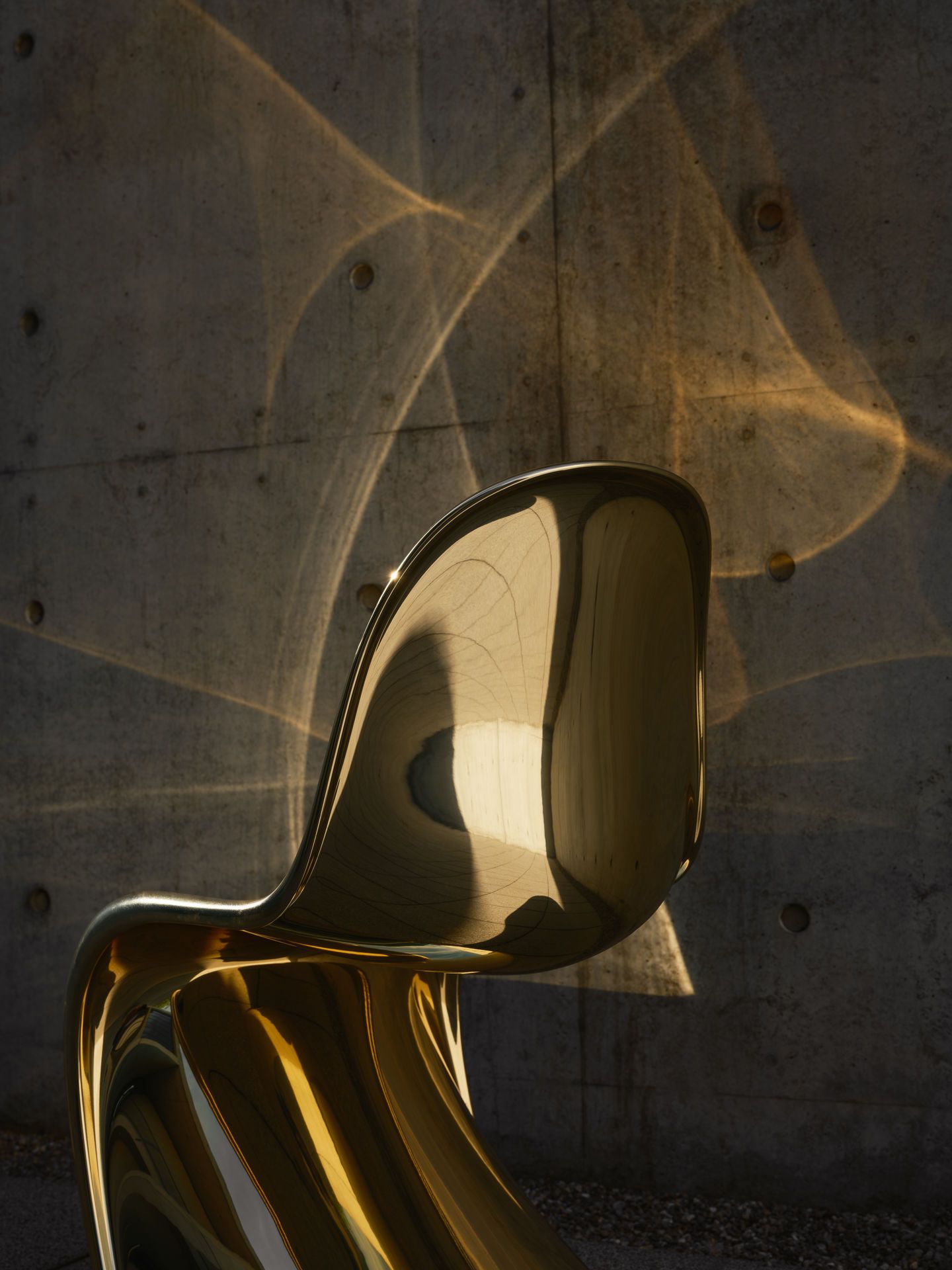 Panton Gold Chair Chaise LIMITED EDITION Vitra