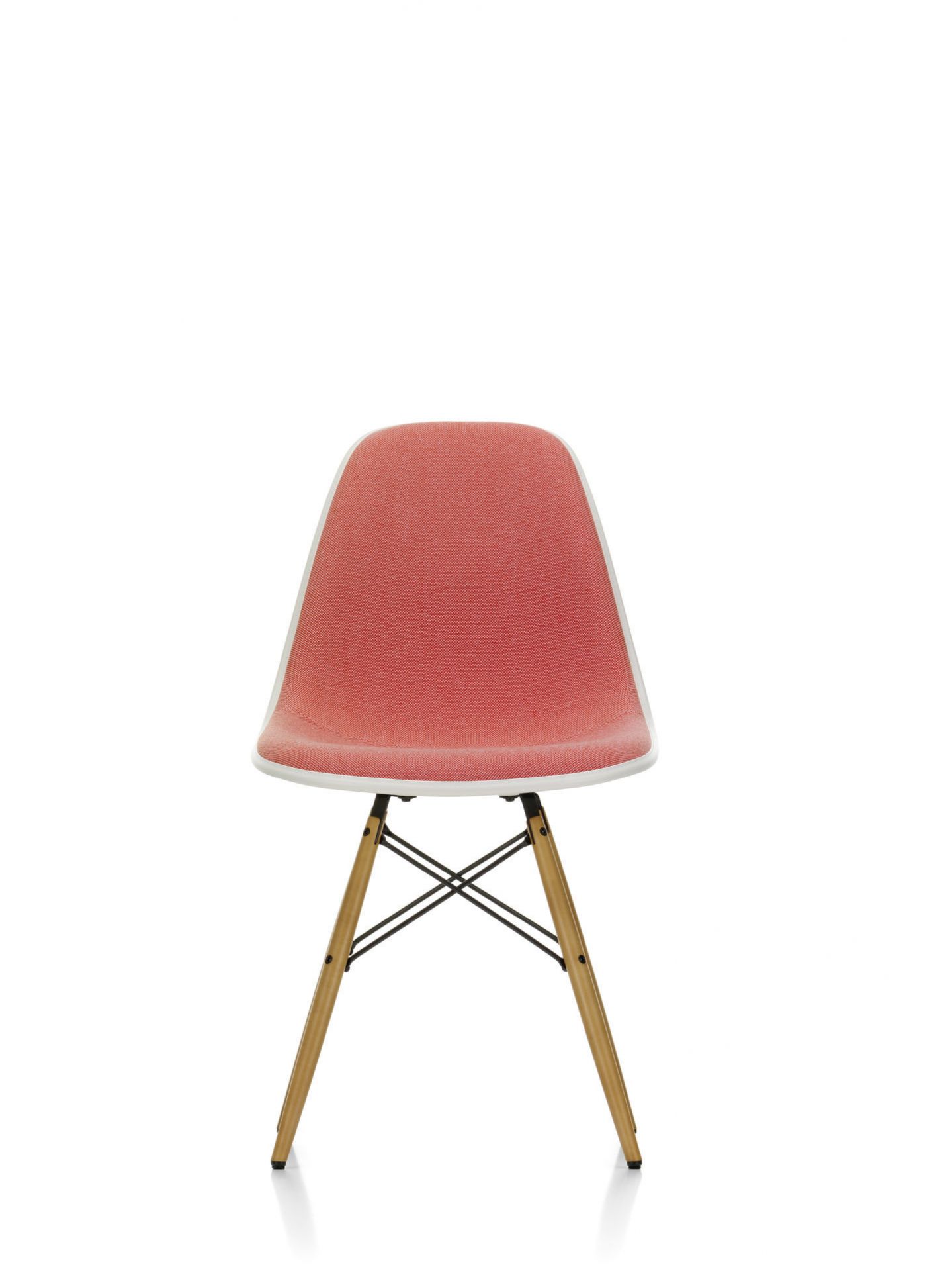 Eames Plastic Side Chair DSW chaise entièrement rembourrée Vitra