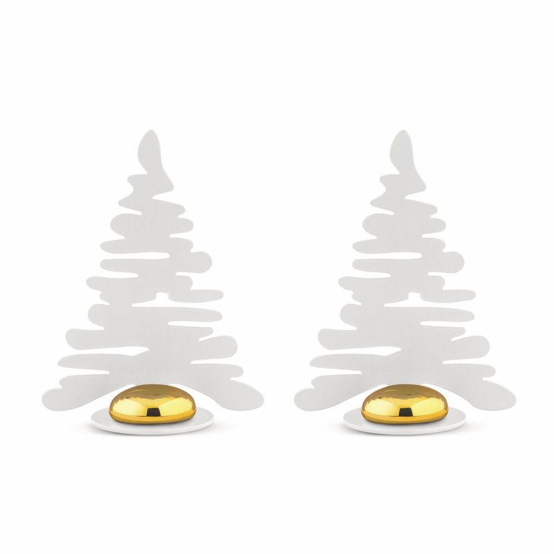 Barkplace Tree Porte-cartes de table Noël Blanc Alessi OFFRE SPECIALE