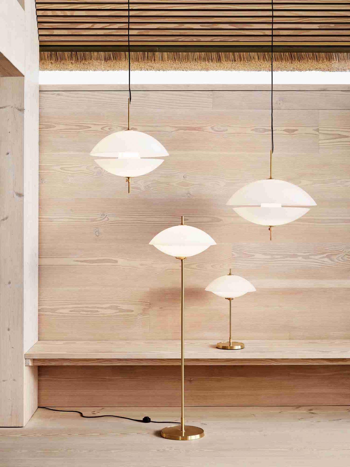 Clam Floor lamp lampadaire Fritz Hansen 