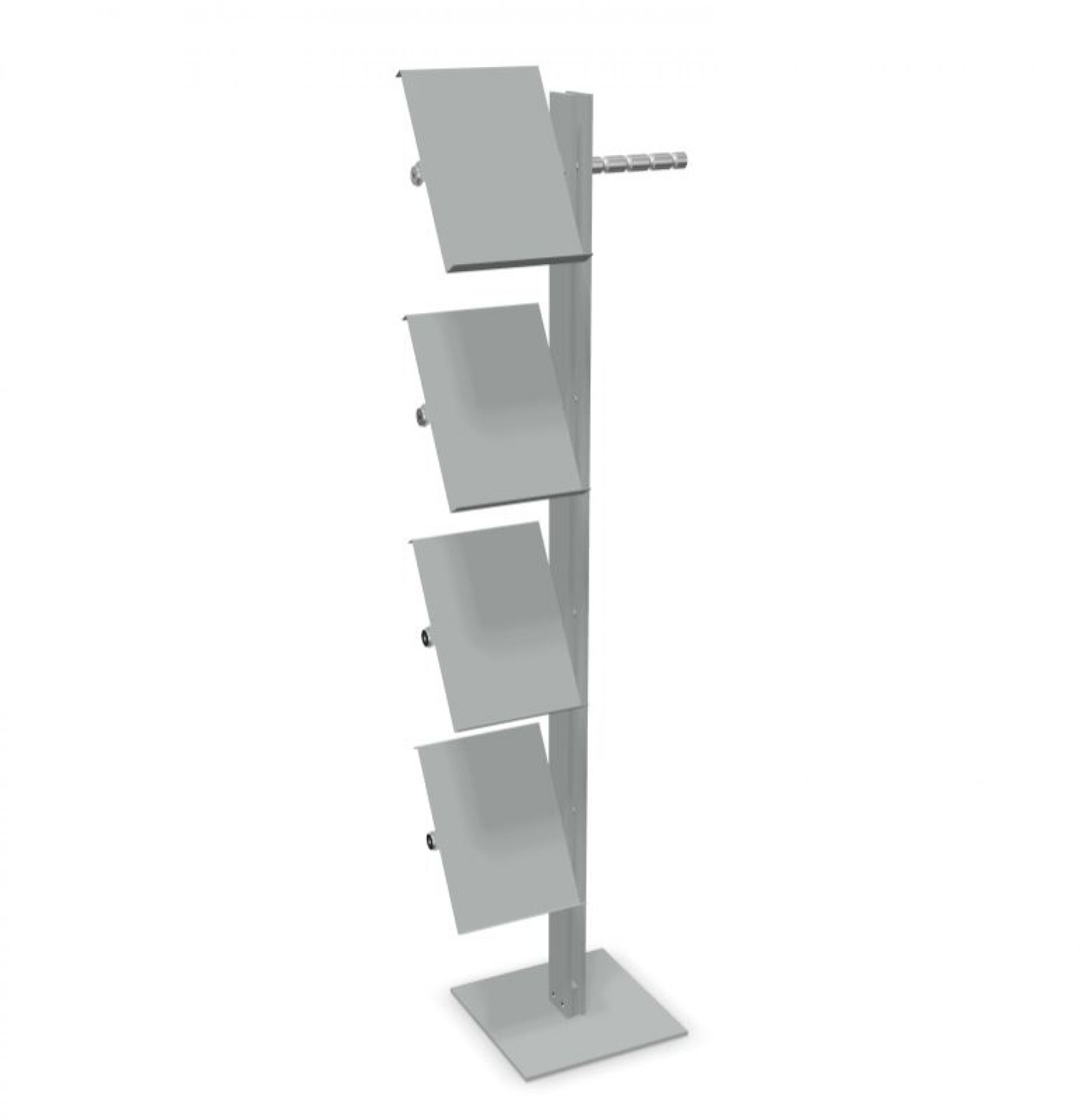 Standfree B porte-mateau avec rangement de brochures
