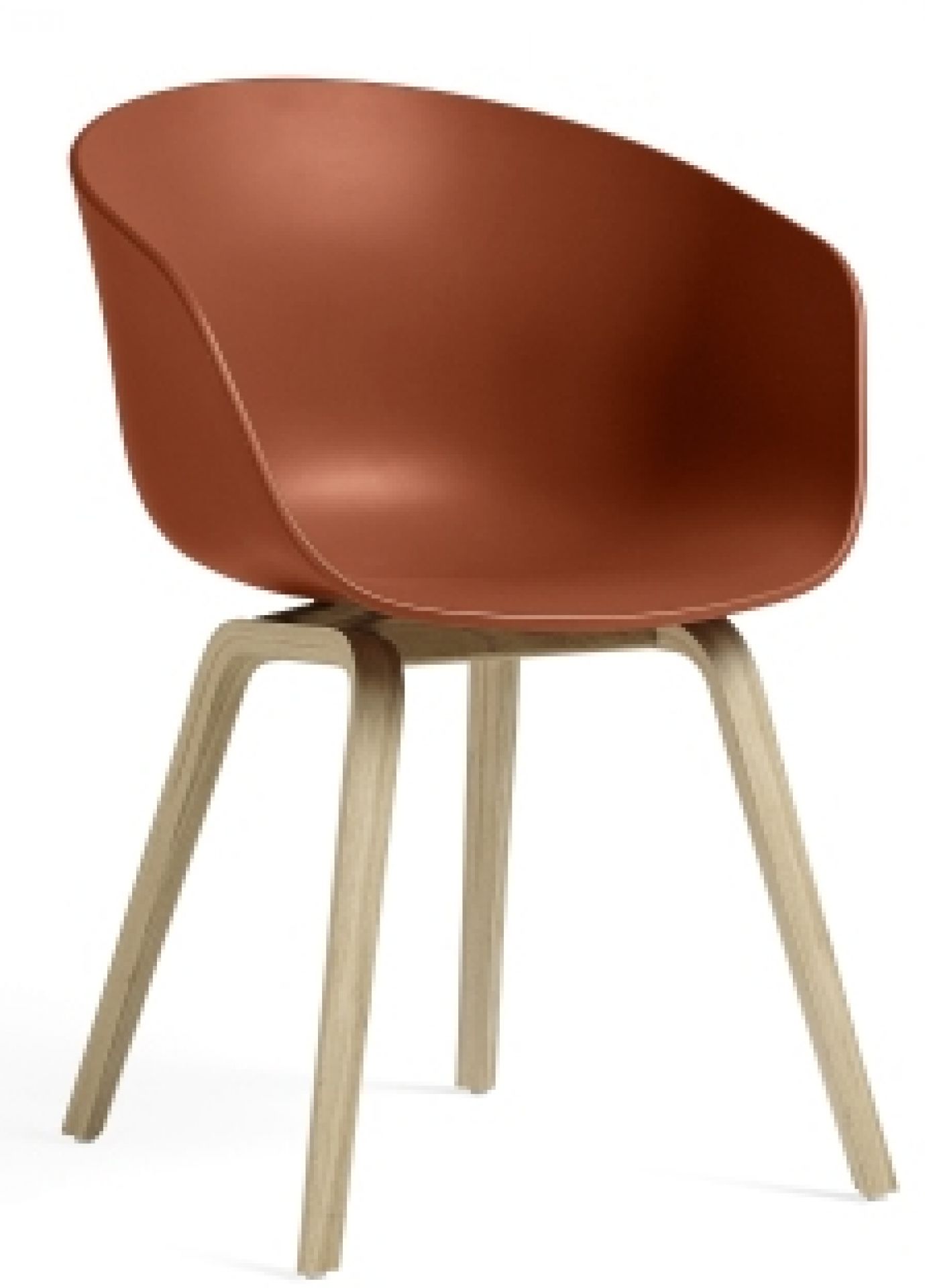 About A Chair AAC22 / AAC 22 chaise Hay Chêne laqué mat - Orange About A Chair AAC22 / AAC 22 chaise Hay Chêne laqué mat - Orange