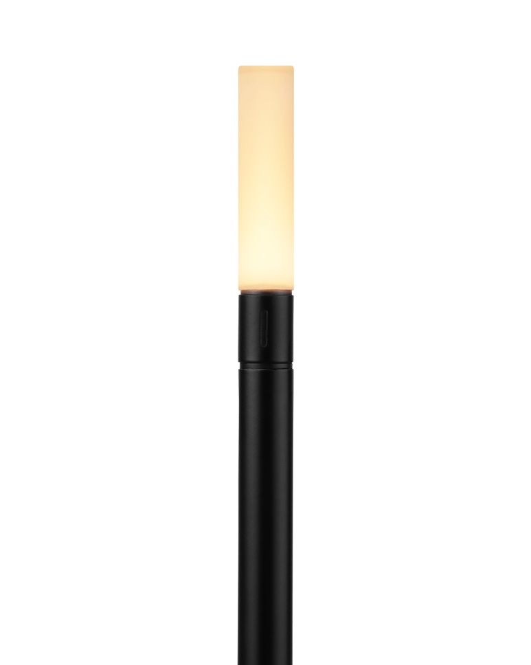 Wick Portable Lampe de batterie / Lampe de table avec USB noir Graypants