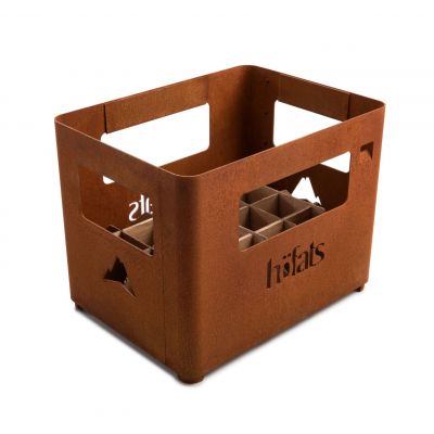 Beer Box brasero et porte-gobelets rouillé höfats