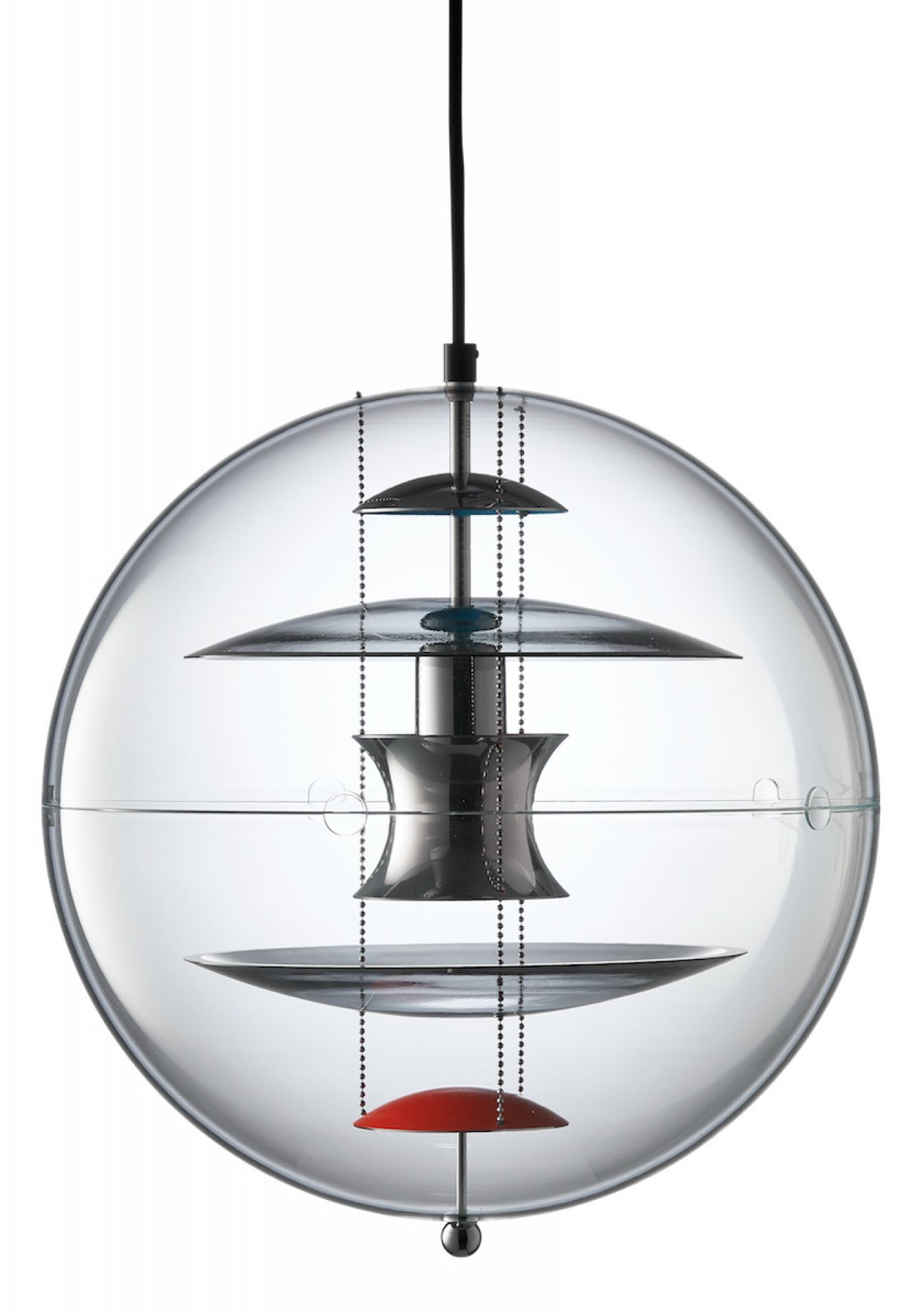 VP Globe Coloured Glass Lampe à suspension Verpan