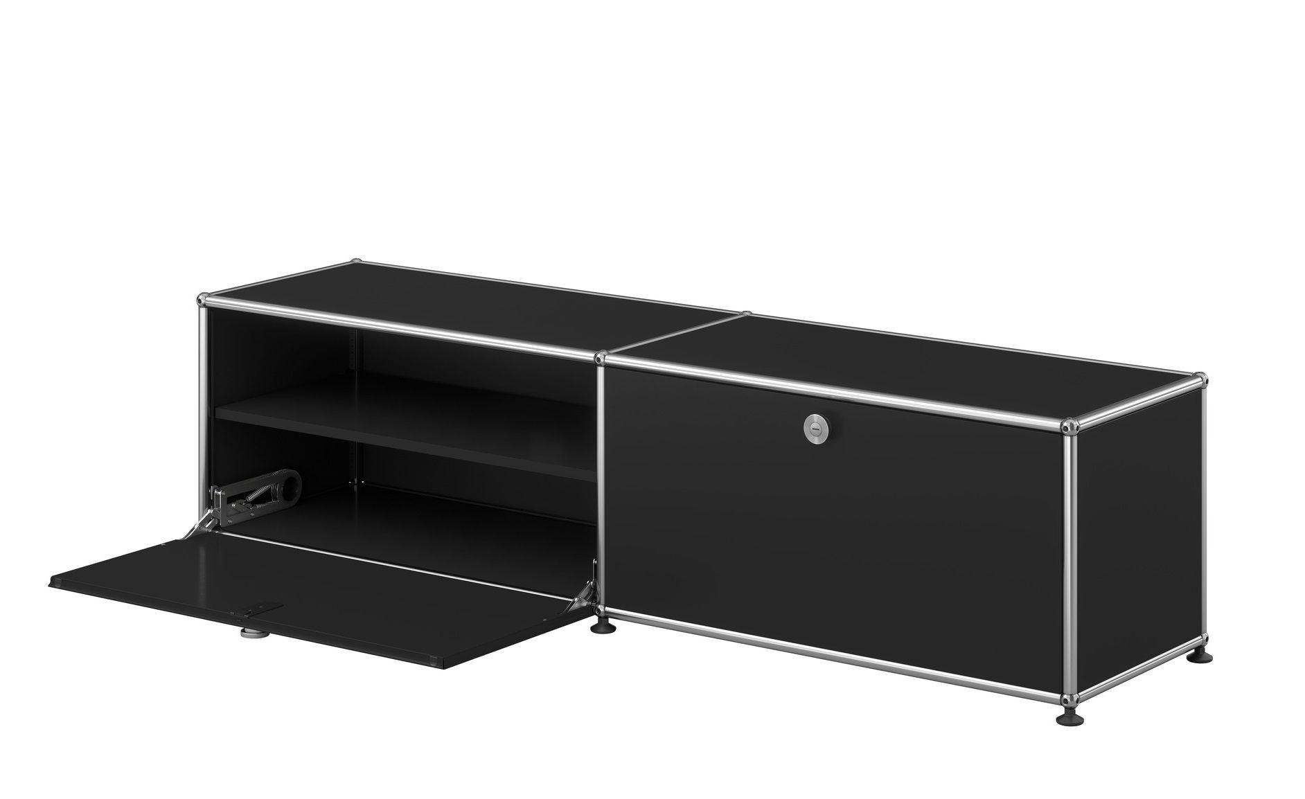USM Haller E TV/Hifi Meuble avec lumière dimmable