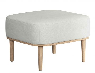 Serena Pouf Ottoman chêne naturel novoform 