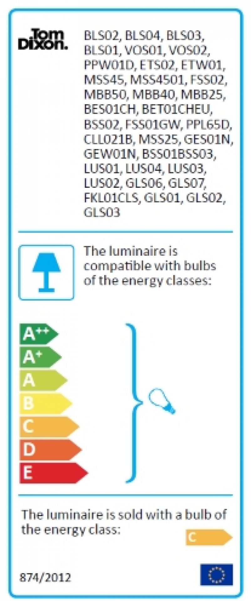 Beat Lampe à pied Tom Dixon