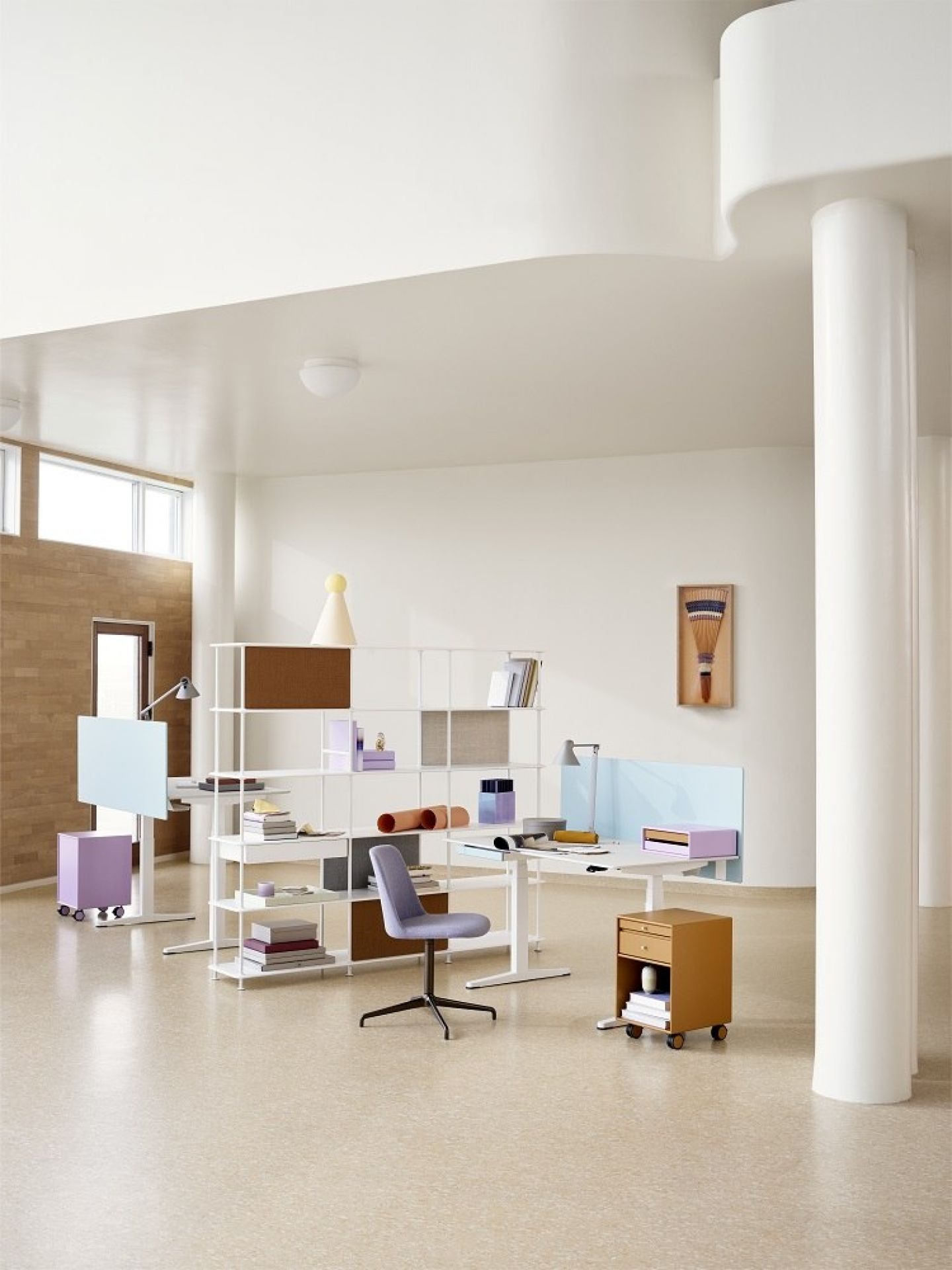 HiLow Double Table de travail réglable en hauteur Montana