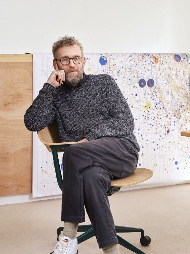 Mynt dossier et assise plastique Chaise de bureau Vitra