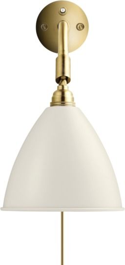 Bestlite BL 7 lampe murale Blanc / Laiton Gubi Bestlite BL7 Wandleuchte in Weiß und Messing von Gubi, moderne Innenleuchte für die Wand.