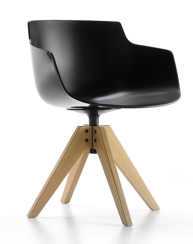 Flow Slim chaise VN chêne MDF Italia