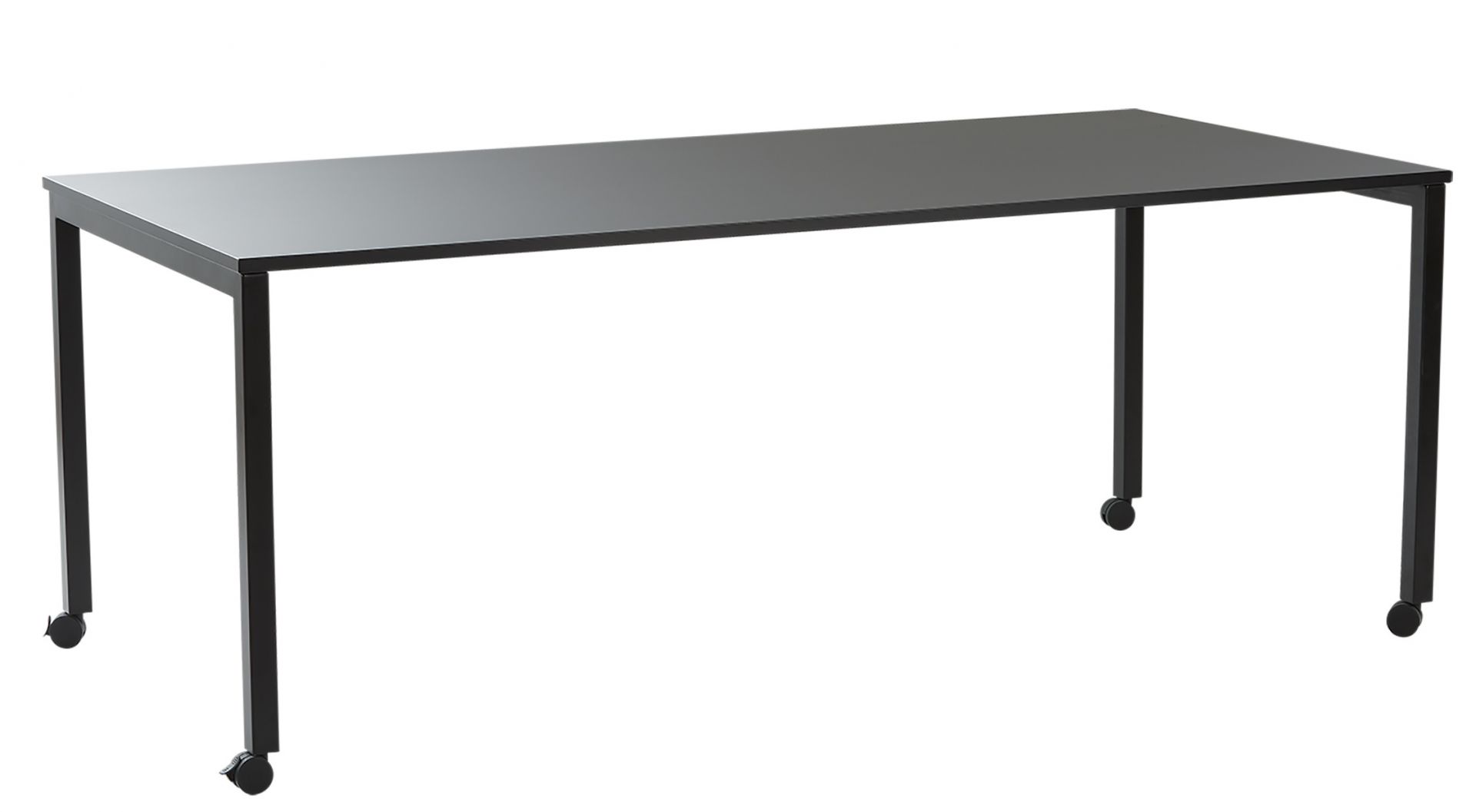 Panton Move Table Table de salle à manger sur roulettes Verpan