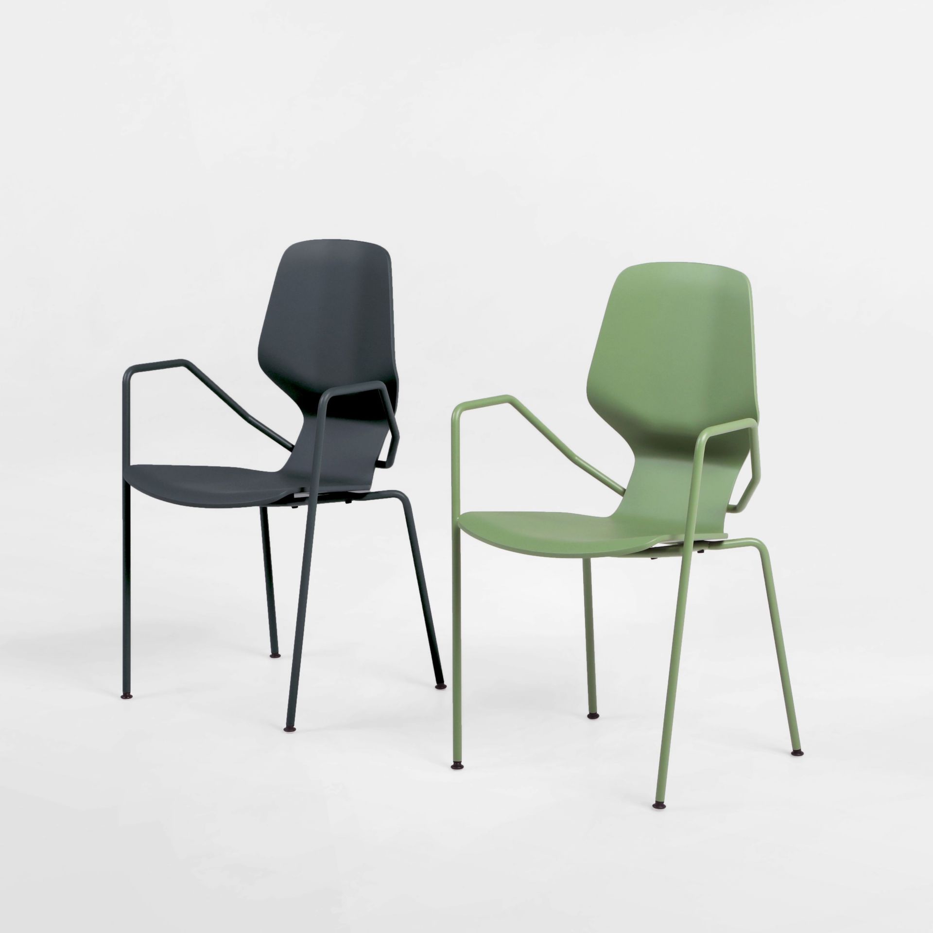 Chaise Oblikant Pieds en métal Prostoria