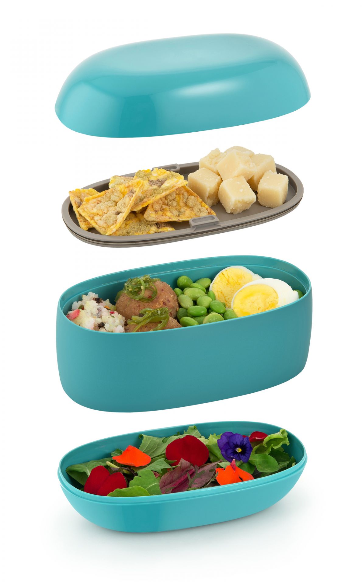 Food à porter boîte à déjeuner bleu clair Alessi OFFRE SPECIALE
