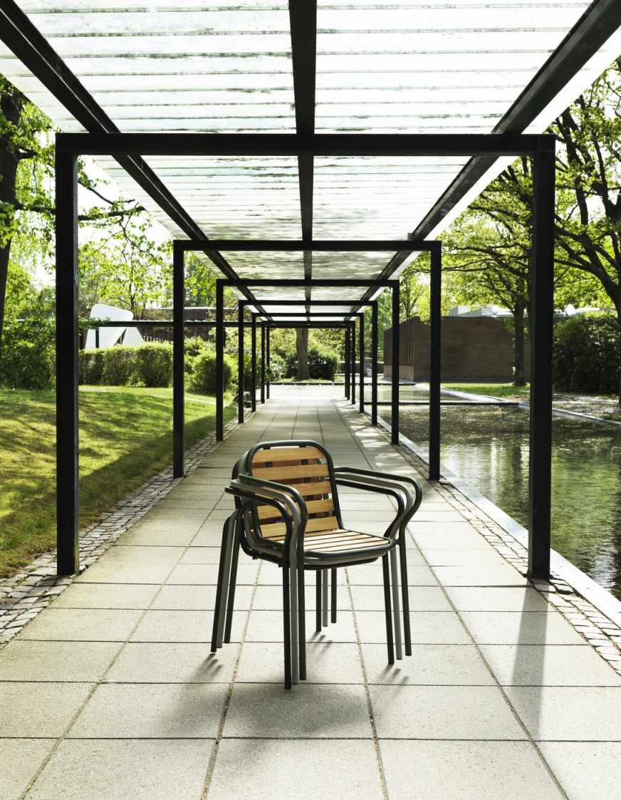 Vig Armchair Wood Fauteuil d'extérieur Normann Copenhagen  