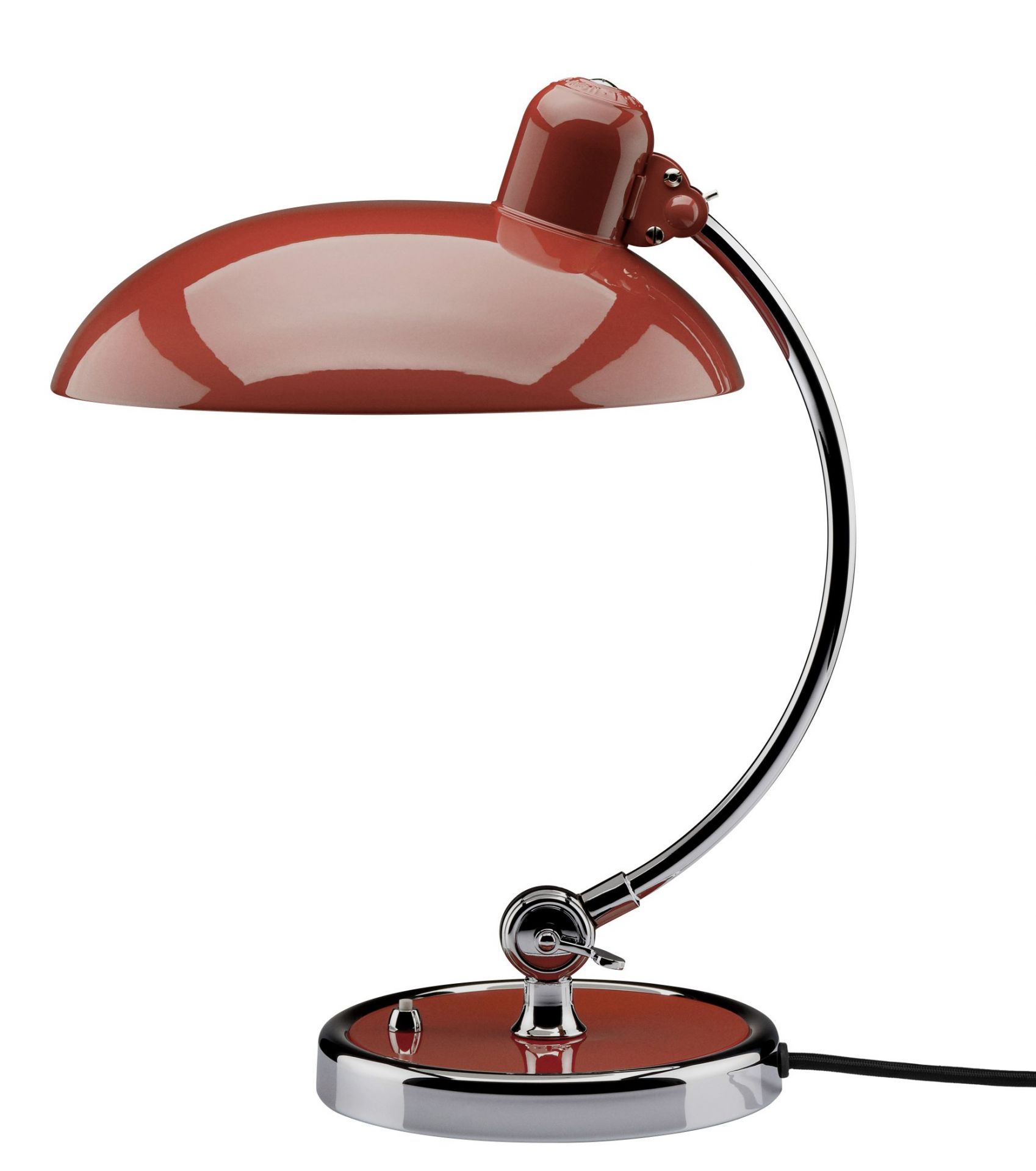 6631 T Luxus Lampe de table KAISER idell Fritz Hansen Venetian red