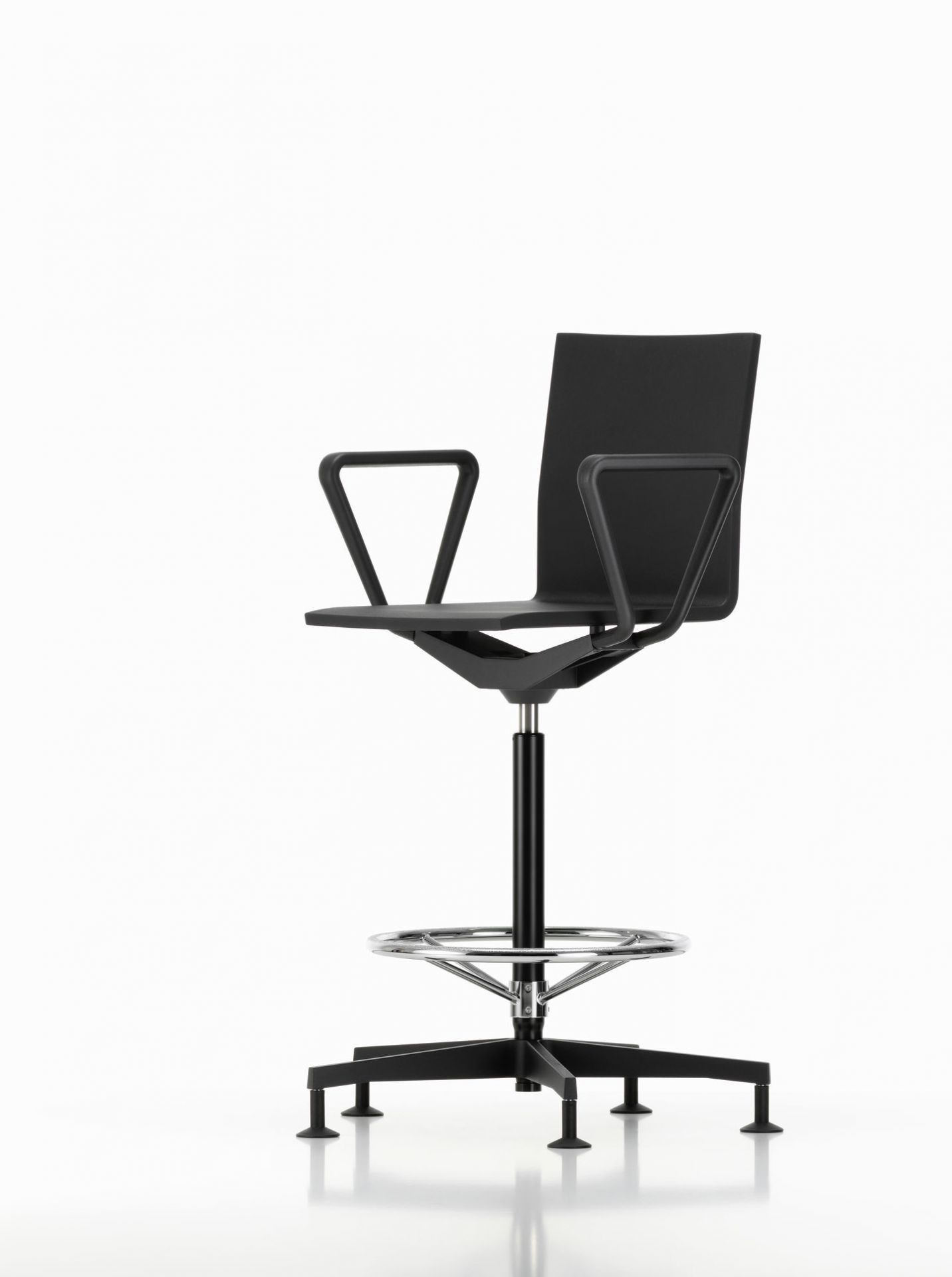 .04 Chaise de comptoir Chaise Visiteur avec Accoudoirs Vitra