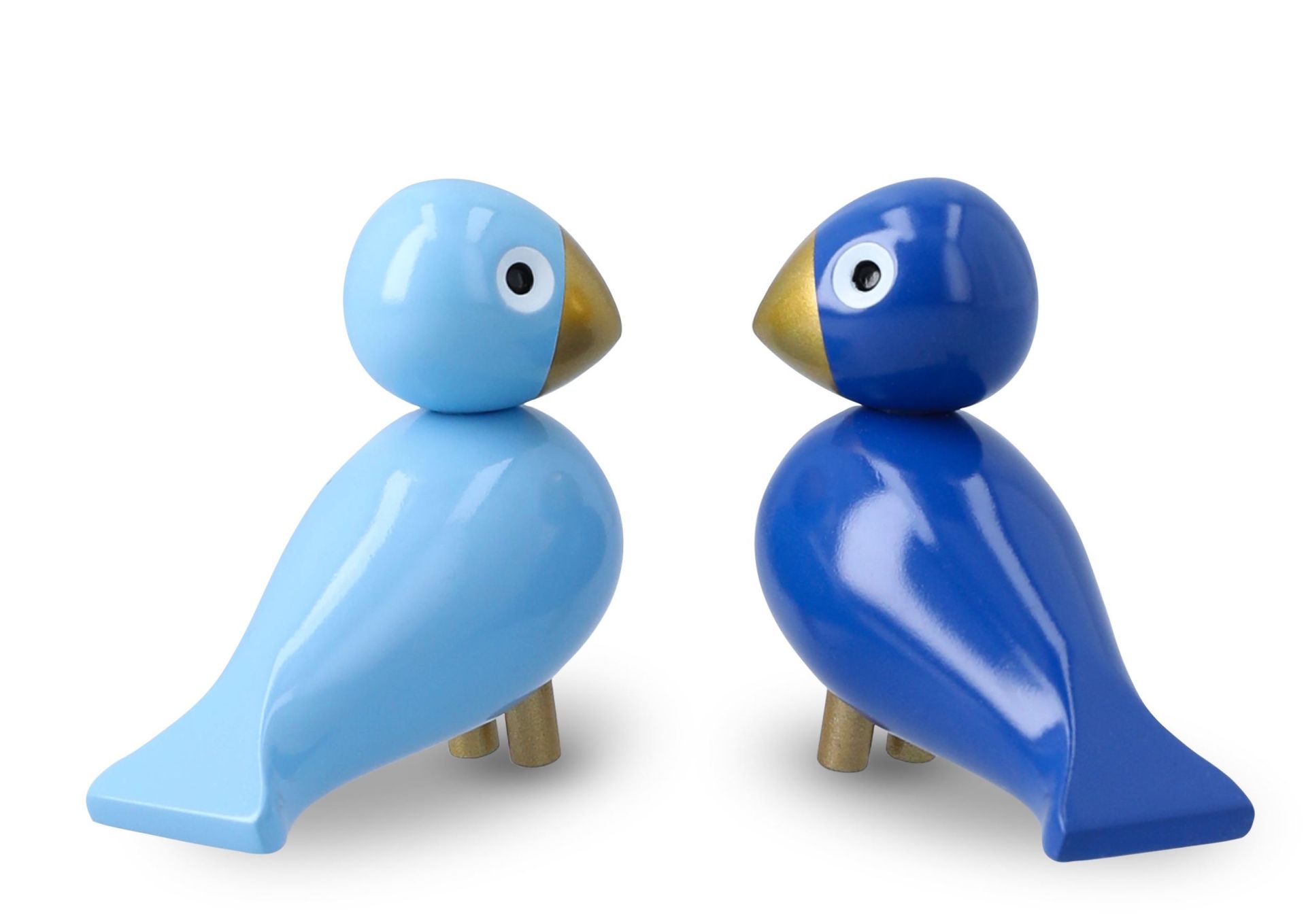 Oiseaux d'hiver, ensemble bleu Liliput/bleu clair Kay Bojesen
