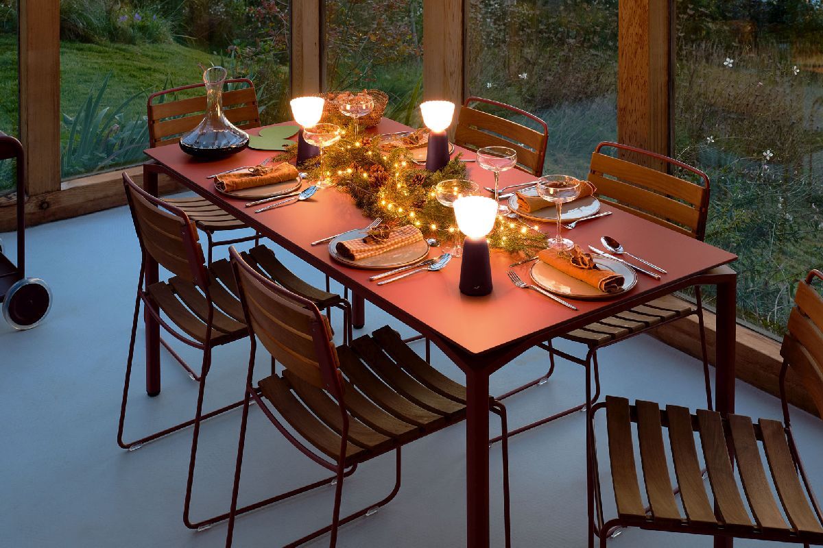 Calvi Table Table de salle à manger d'intérieur 160x80 cm Fermob