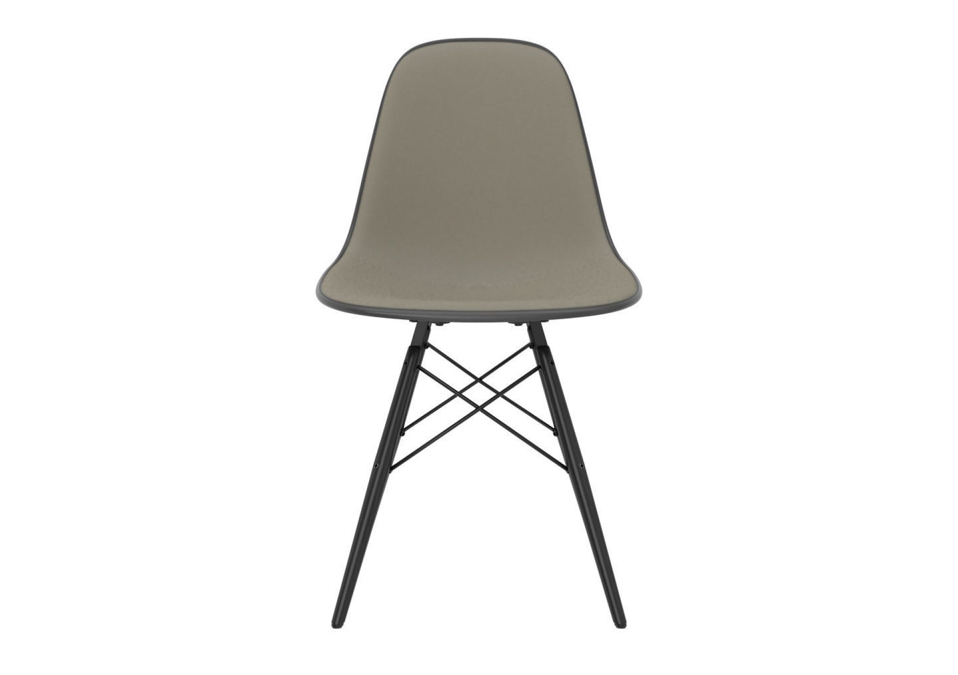 Eames Plastic Side Chair DSW chaise entièrement rembourrée Vitra