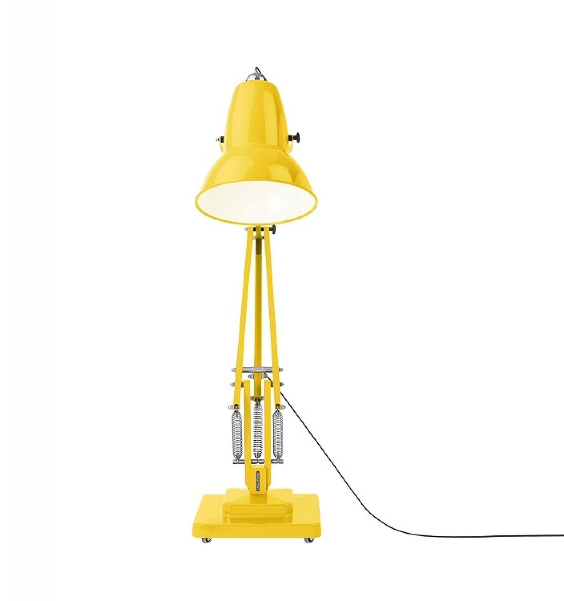Original 1227 Giant Floor Lamp Lampadaire Indoor Anglepoise Jaune