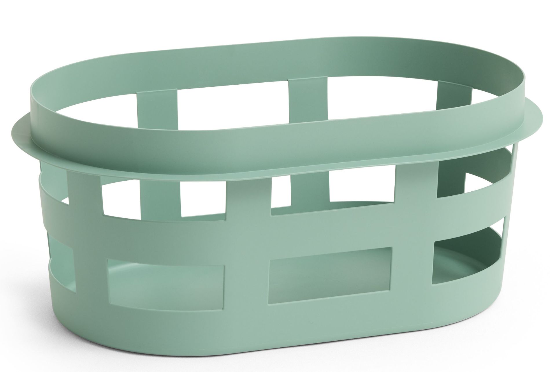 Panier à linge S vert foin recyclé