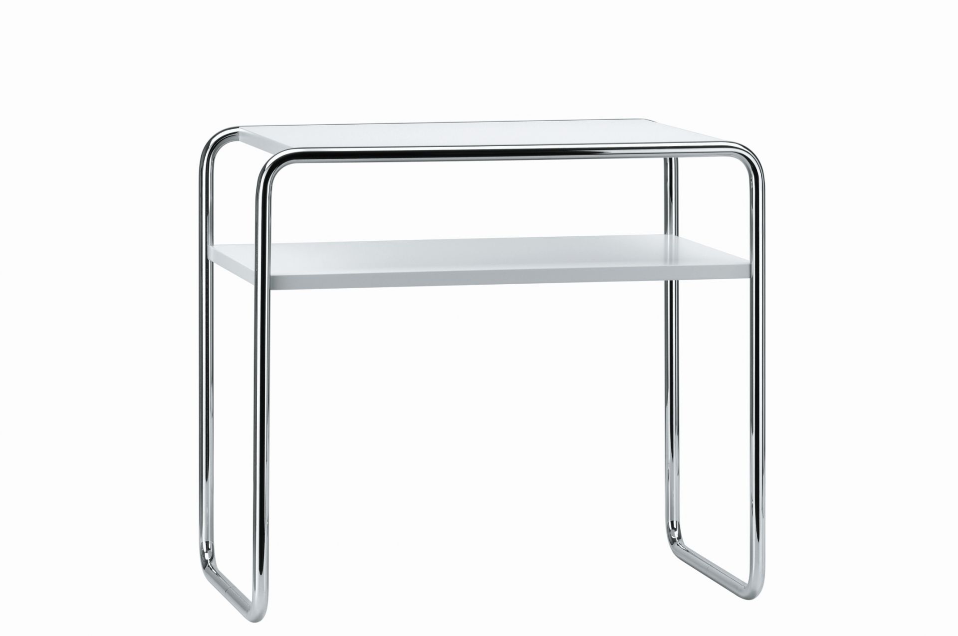 B 9 d/1 table d' appoint avec étagère Thonet