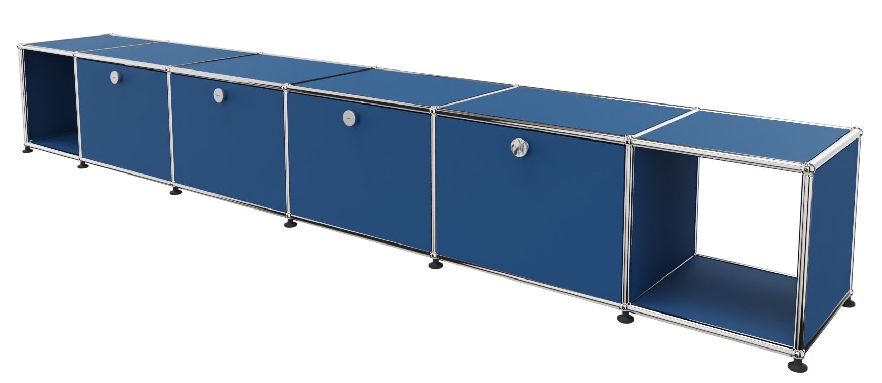 USM Board bleu gentiane sans serrures Lx270 cm USM Haller OFFRE SPECIALE