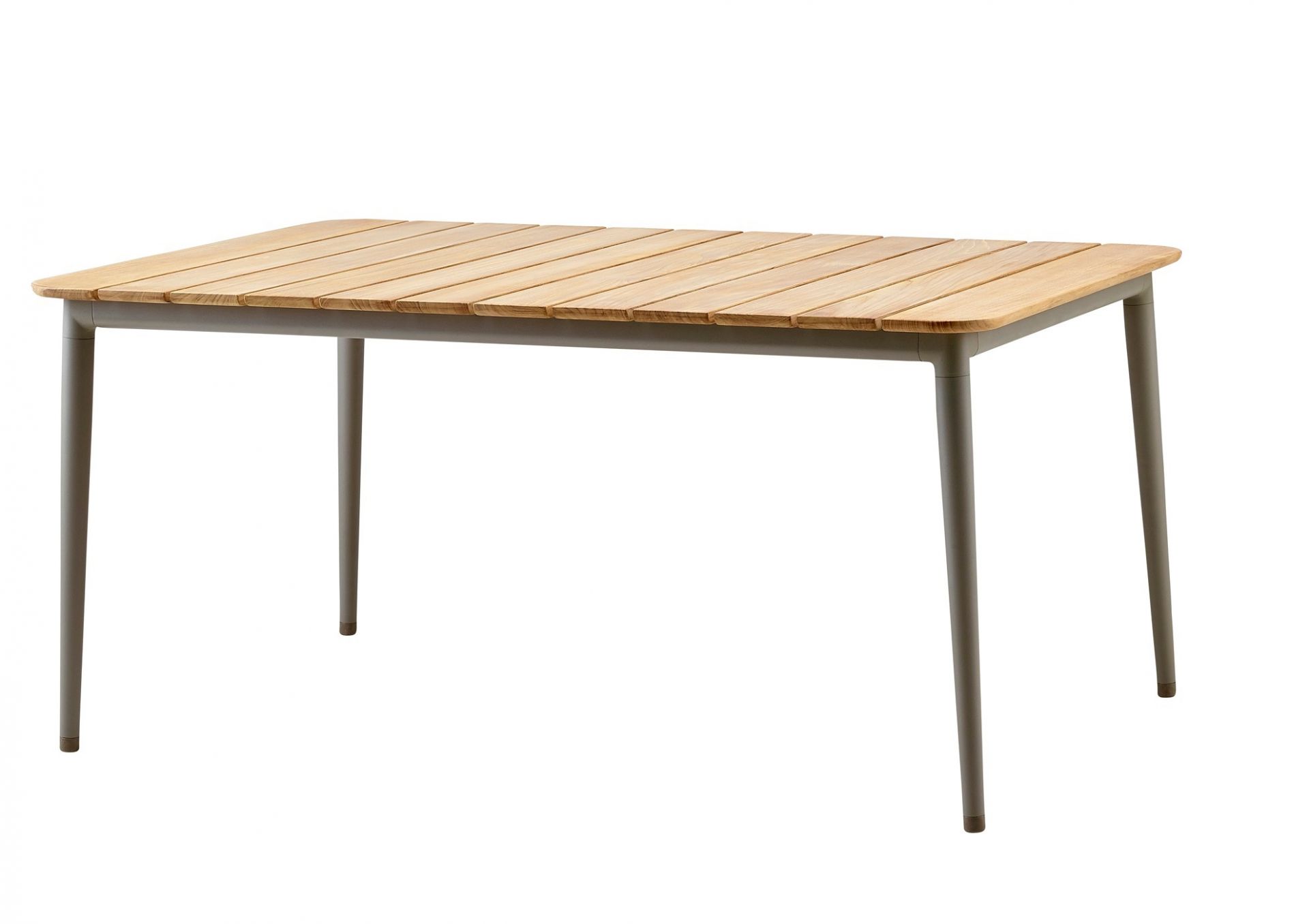 Core Outdoor Table à manger teck Cane-Line petite taupe