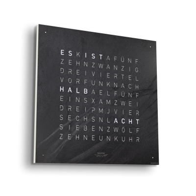 Earth 45 Creator's Edition Horloge murale / Objet temporel Allemande QLOCKTWO