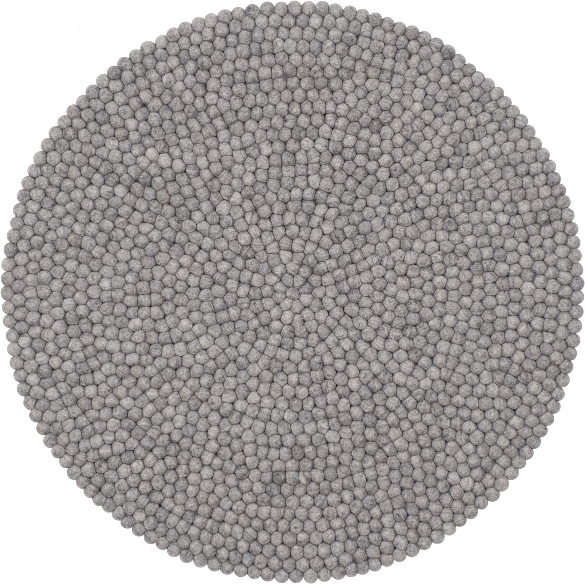 Boules de feutre Tapis rond 120 cm Myfelt Carl