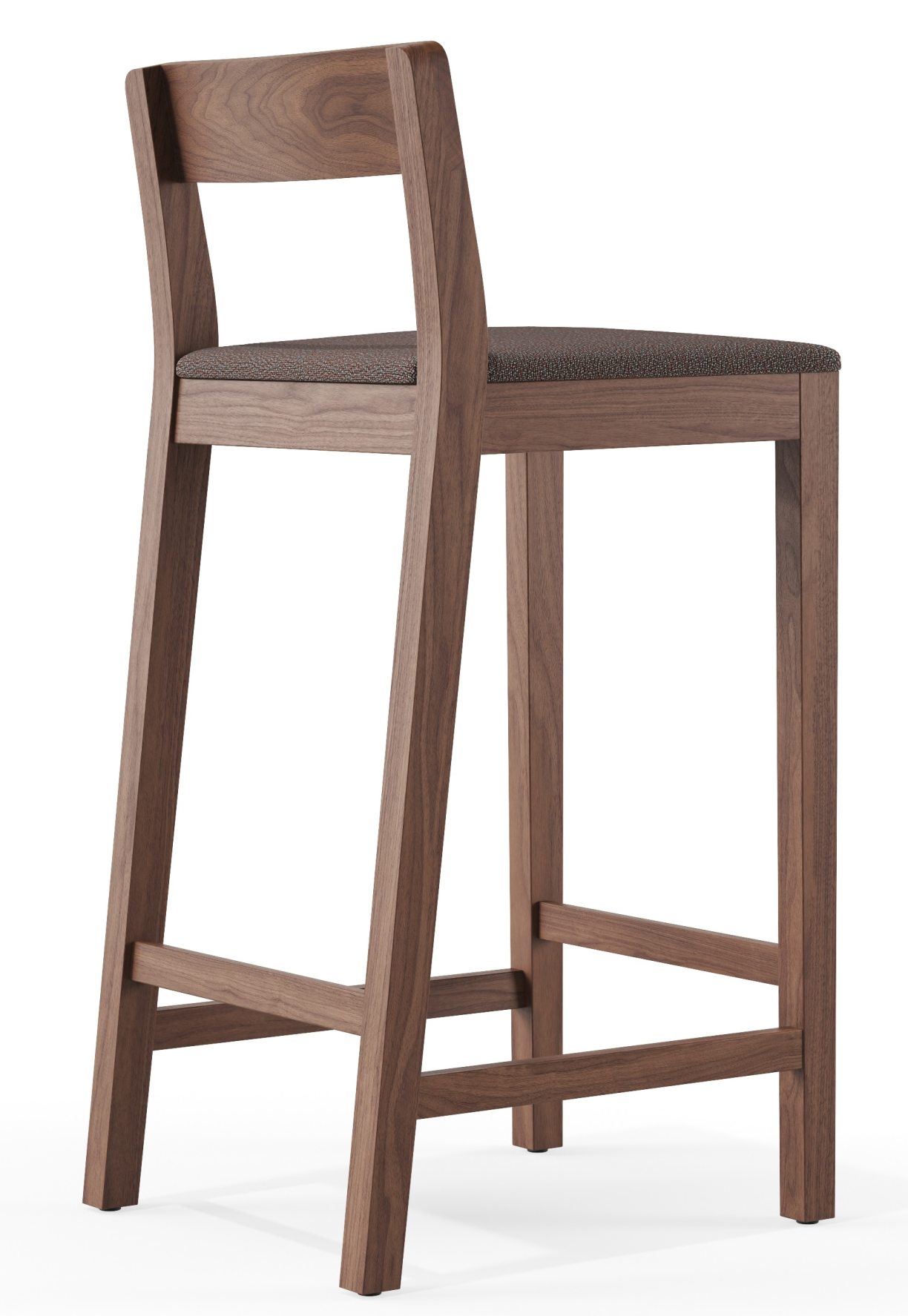 Sit tabouret de bar en bois avec coussin d'assise Zeitraum