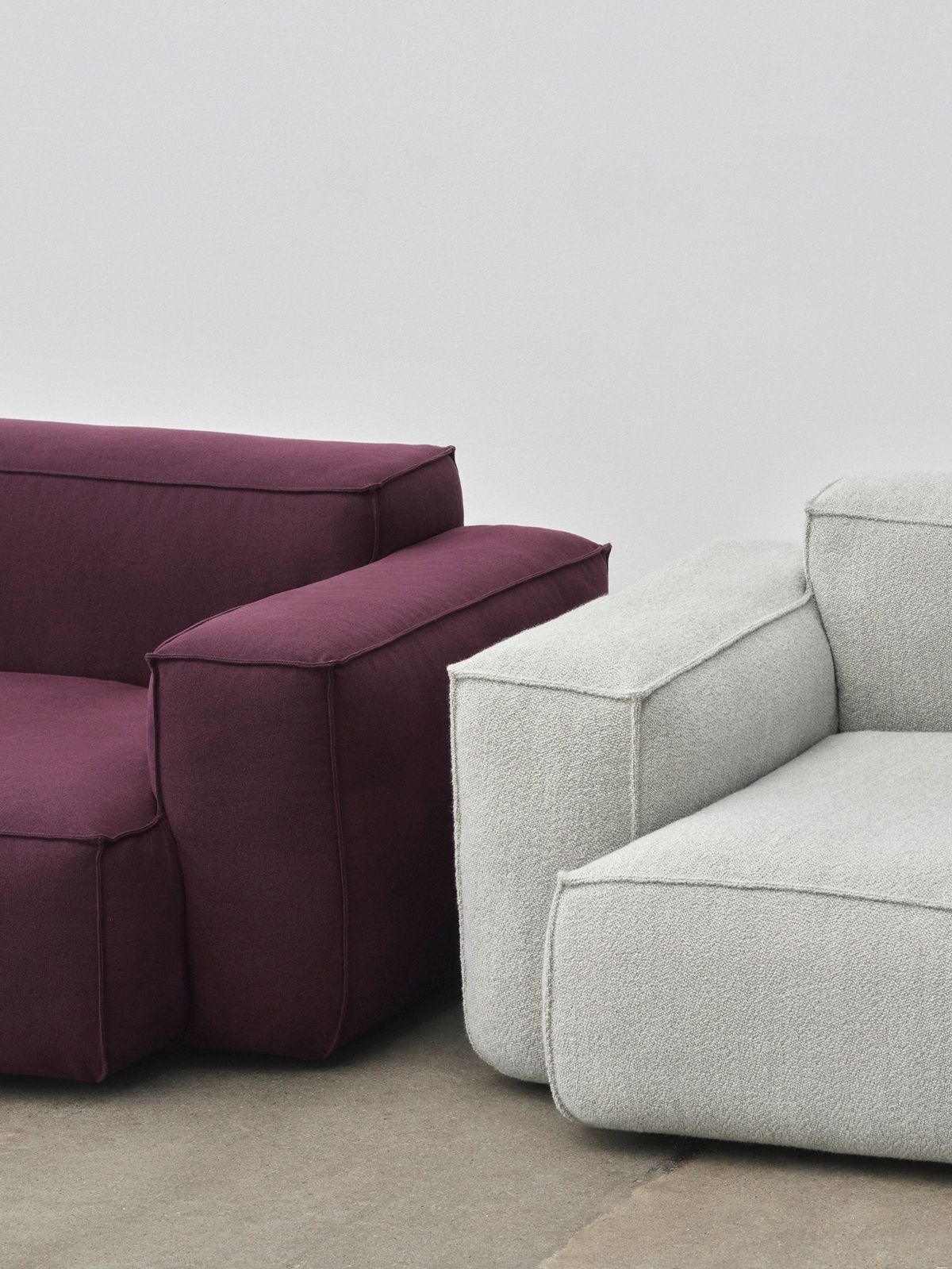 Mags S9301 Lounge Right Backrest Module avec housse amovible Hay